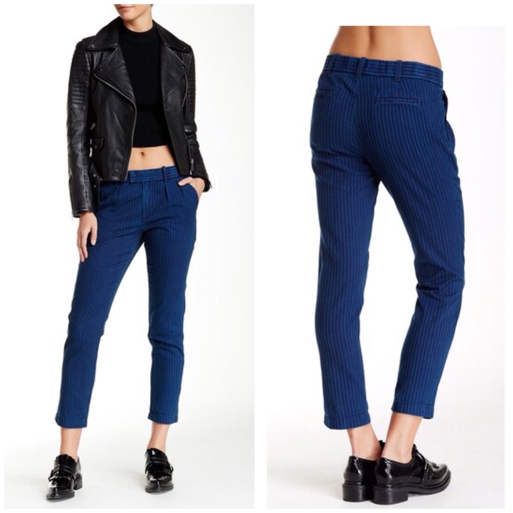 Current Elliott The Izzy Pant Indigo Dobby Size 28